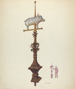 Weather Vane Finial, c. 1941.