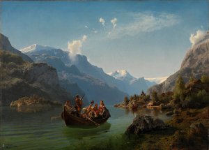 Morsiuskulkue Hardangerilla