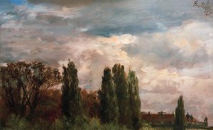 Näkymä prinssi Albrechtin puistoon tekijältä Adolph Menzel