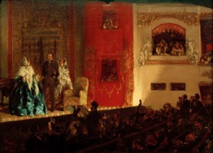 Théâtre du Gymnase Pariisissa tekijältä Adolph Menzel