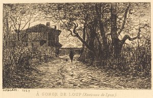 Gorge de Loupissa tekijältä Adolphe Appian