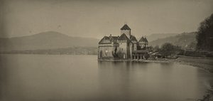 [Chillonin linna] tekijältä Adolphe Braun
