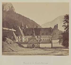 Grande-Chartreusen luostari. tekijältä Adolphe Braun