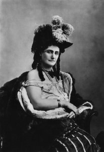 Italialainen Virginia Oldoini (1837-1899), Castiglionen kreivitär, hän oli Ranskan keisarin Napoleon III:n vakooja, kuva Adolphe Braun (1812-1877)