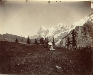 Maisema, Sveitsi tekijältä Adolphe Braun