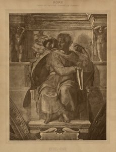 Rooma – Vatikaanin palatsi – Sikstuksen kappeli, Michelangelo tekijältä Adolphe Braun