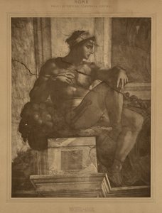 Rooma - Vatikaanin palatsi, Sikstuksen kappeli, Michelangelo tekijältä Adolphe Braun