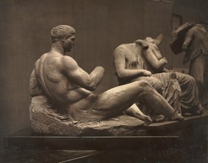 Veistoksia Parthenonista, British Museum, n. 1870-luku.