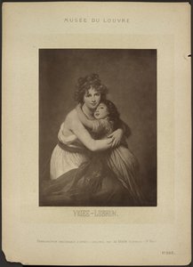 [Taiteilija ja hänen tyttärensä, Vigee-Lebrun, Louvre-museo] tekijältä Adolphe Braun