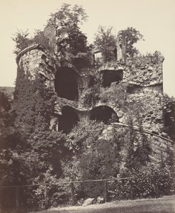 Räjähtänyt torni, Heidelbergin linna,c. 1865 (kuva) tekijältä Adolphe Braun