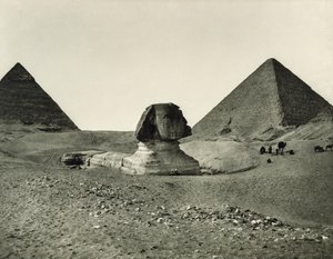 Sfinksi ja pyramidit tekijältä Adolphe Braun