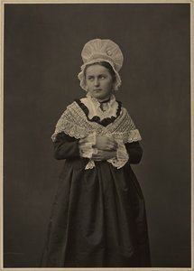 Nainen Lorraine Dressissä, n. 1860-70 luvut.