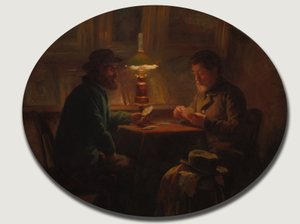 Korttipeli "le Père Martinissa tekijältä Adolphe-Felix Cals