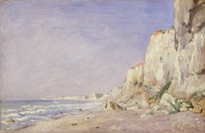 Kalliot lähellä Dieppeä, 1862