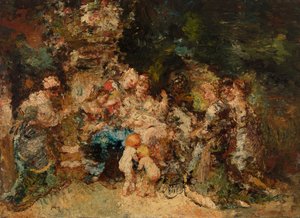 Kunnianosoitus tekijältä Adolphe Joseph Thomas Monticelli