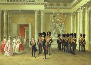 Heraldinen sali Talvipalatsissa, Pietari, 1838