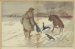 Kuvitus Le Rirelle tekijältä Adolphe Leon Willette