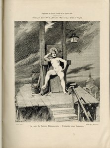 Kuva Adolphe dit Willettesta (1857-1926) Le Courrier francais, nro 4 tekijältä Adolphe Leon Willette