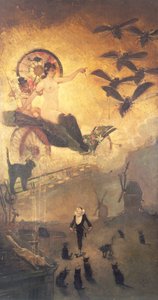 Huonekalut ja erilaiset esineet 1100- ja 1300-luvuilta tekijältä Adolphe Leon Willette