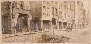 A Street (kynä ja muste ja wc paperilla)