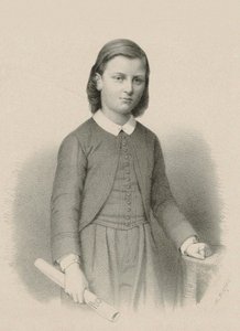 Muotokuva säveltäjä Raoul Pugnosta 1852-1914, n. 1870. tekijältä Adolphe Pincon
