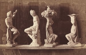 Quatre estàtues, c. 1868. finlandès