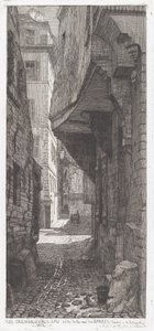 Rue Grenier veden päällä, rue des Barresin vieressä