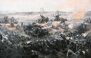 Ranskan armeija valtasi Malakoffin, 1855 tekijältä Adolphe Yvon