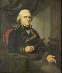 Hollannin Itä-Intian kenraalikuvernöörin Pieter Gerardus van Overstratenin muotokuva tekijältä Adriaan de Lelie (attributed to)