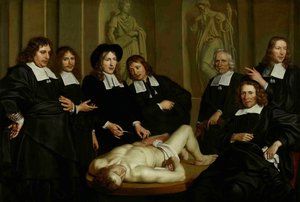 Tohtori Frederik Ruyschin anatomian oppitunti, 1670