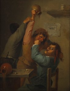 juomakohtaus tekijältä Adriaen Brouwer
