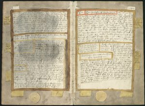 Adriaen Coenenin Visboeck - KB 78 E 54 - folio 150v (vasen) ja 151r (oikea)