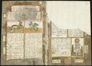 Adriaen Coenenin Visboeck - KB 78 E 54 - folios 329v (vasen) ja 330r (oikea)