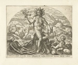 Maaperä The Four Elements (sarjan nimi) tekijältä Adriaen Collaert