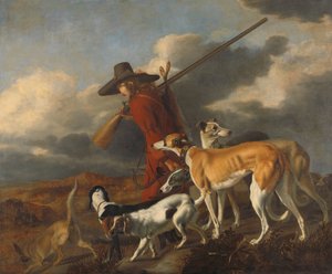 Metsästäjä tekijältä Adriaen Cornelisz Beeldemaker