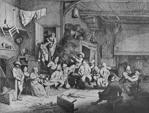 Tanssi tavernassa, 1652 tekijältä Adriaen Jansz. van Ostade