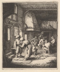 Talonpoika maksaa laskunsa, 1600-luku. tekijältä Adriaen Jansz. van Ostade