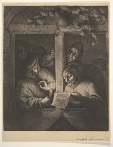 Laulajat ikkunassa, 1610-85. tekijältä Adriaen Jansz. van Ostade