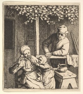 Nukke, 1610-85. tekijältä Adriaen Jansz. van Ostade