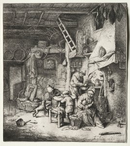 Perhe, 1647. tekijältä Adriaen Jansz. van Ostade