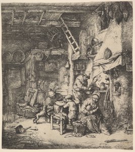 Perhe, 1647. tekijältä Adriaen Jansz. van Ostade