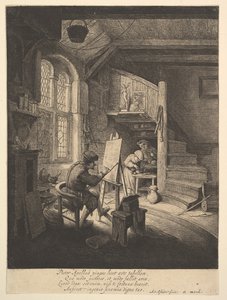 Taidemaalari, 1610-85. tekijältä Adriaen Jansz. van Ostade