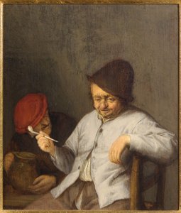 Smoker and the Drinker, n. 1650 tekijältä Adriaen Jansz. van Ostade