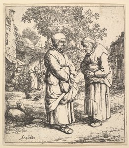 Kaksi juorua, 1610-85. tekijältä Adriaen Jansz. van Ostade