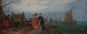 Syksy (keskustelu) tekijältä Adriaen Pietersz van de Venne