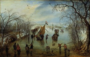 Talvi tekijältä Adriaen Pietersz van de Venne