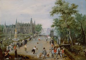 Jeu de Paume ennen maalaispalatsia, noin 1614