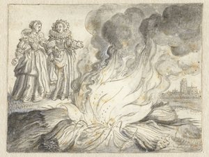 "Intohimo on pelkistä oljista syntyvä tuli" tekijältä Adriaen Pietersz van de Venne