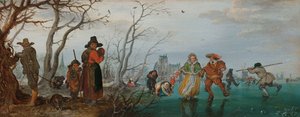 Talvi (huvi jäällä) tekijältä Adriaen Pietersz van de Venne