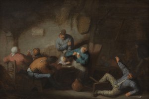 Kapakkakohtaus tekijältä Adriaen van Ostade
